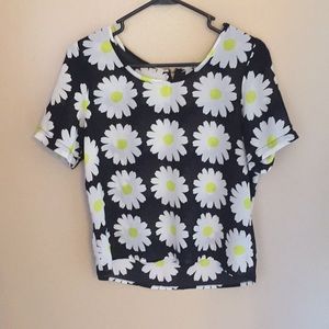 Sheer daisy top